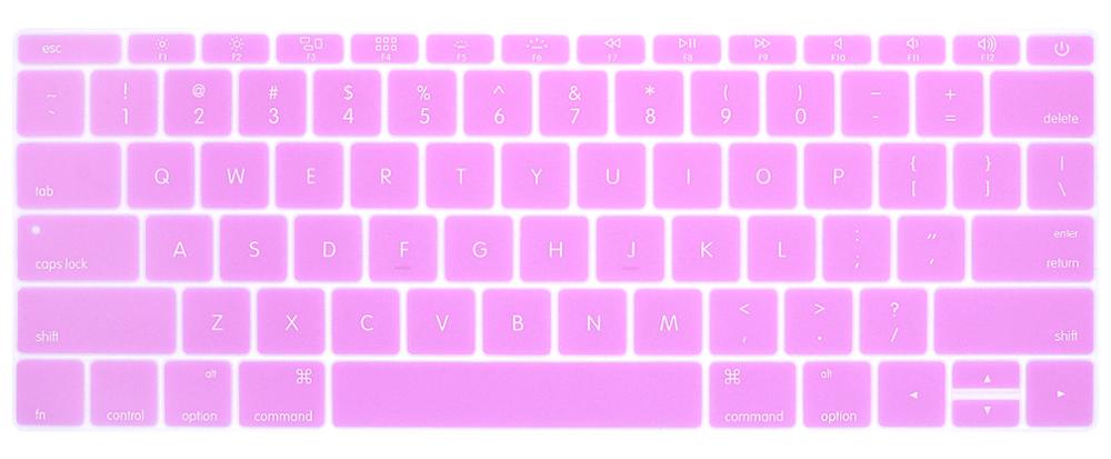Ons Versioin Zachte Siliconen Toetsenbord Cover Voor Macbook Pro 13 A1708 Geen Touch Bar: Purple