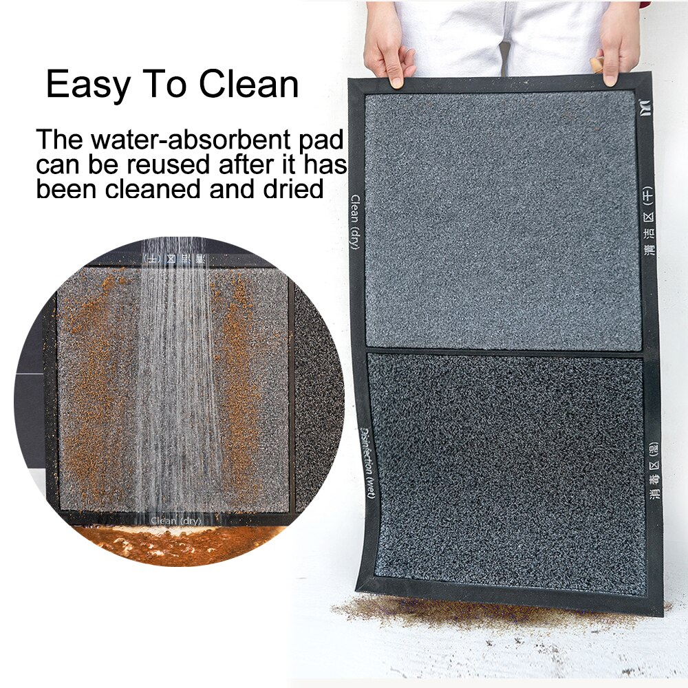 Non-slip Disinfecting Mat Sanitizing Floor Mat Entrance Carpet Disinfection Door Mat Entry Rug Shoe Mat for Outdoor Home Hotel