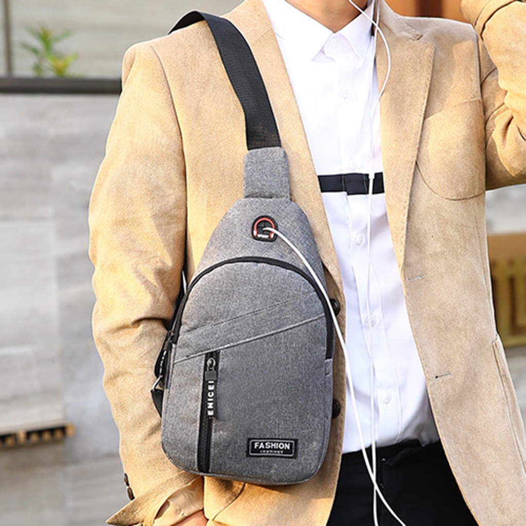 38# Waist Bag Chest Bag Men And Women Casual Wild Messenger Bag Outdoor Travel Shoulder Bag Pack Marsupio Donna