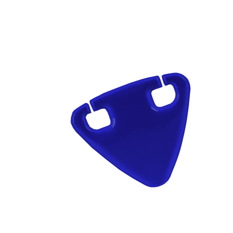 Bicycle Reflective Tail Light Night Riding Reflective Warning Sticker Safe Cycling Lamp MTB Raod Rear Light Bicycle Accessories: Bleu