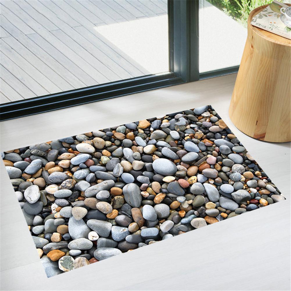 Pegatina de suelo empedrado resistente al agua, Mural moderno extraíble para sala de estar, baño, decoración del hogar, 1 Uds.