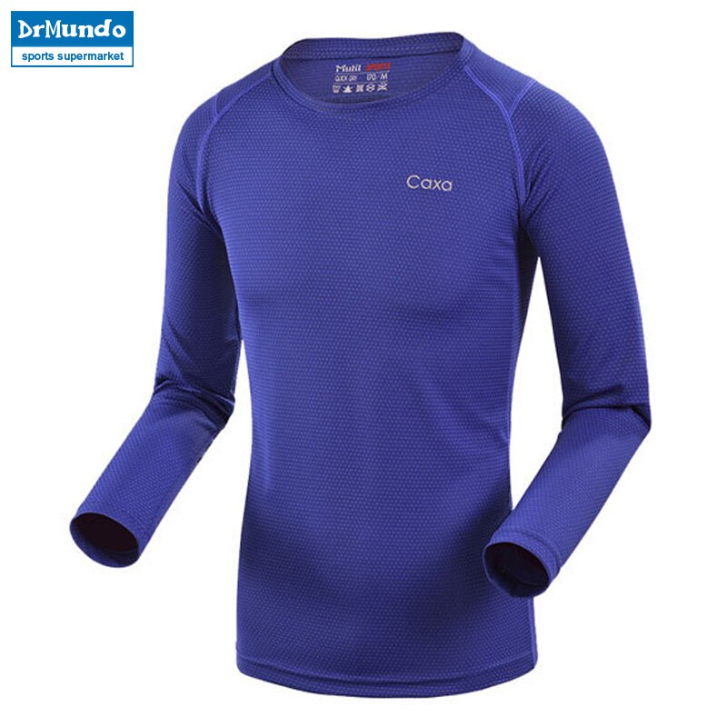 Camiseta de manga larga transpirable de secado rápido para deportes al aire libre para hombre, camiseta negra para correr y senderismo de