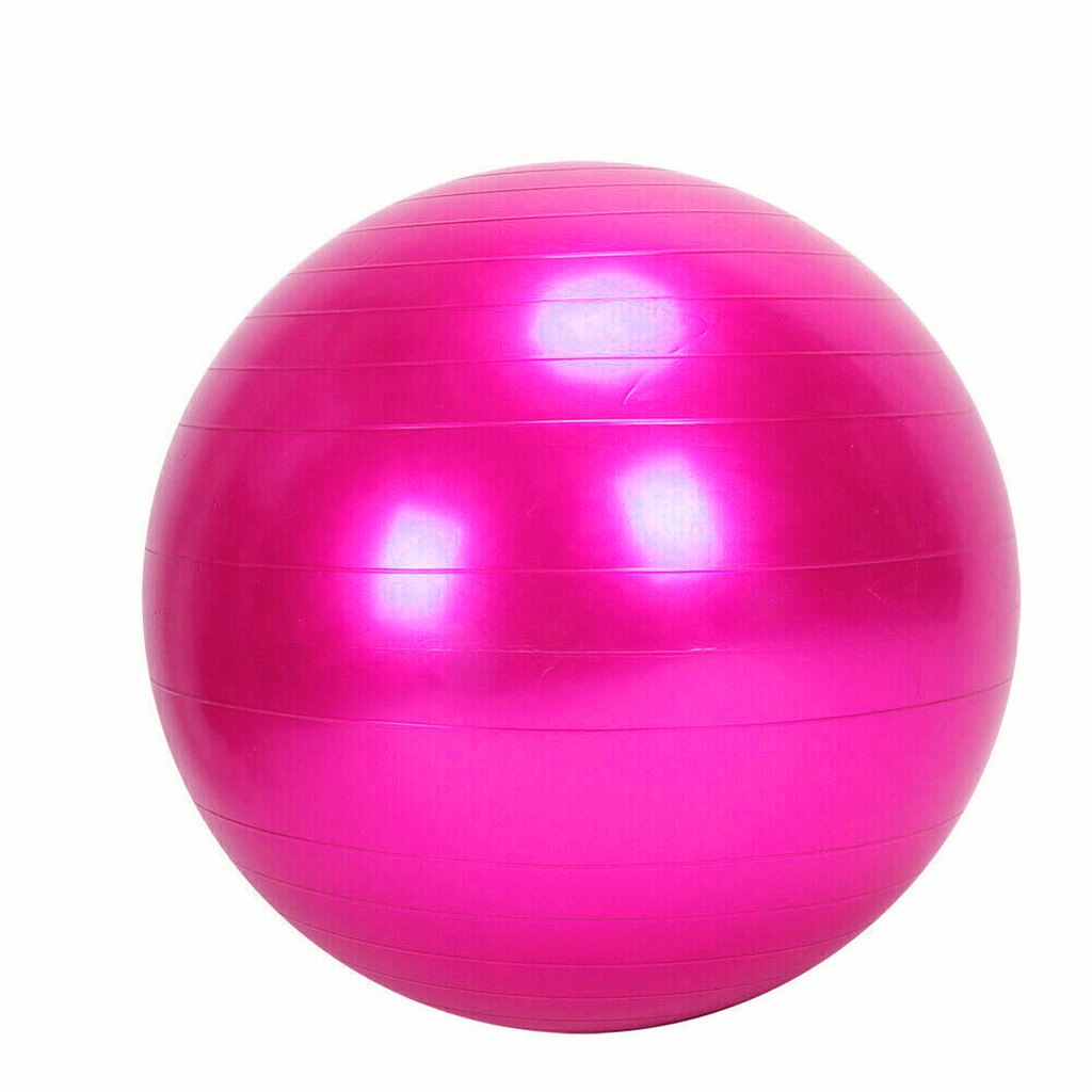 65cm Aerobic Exercise GYM Ball Fitness Core Pregnancy Birthing Anti Burst Gym Fitness Flexible Sport Equipment Accessories: Pink