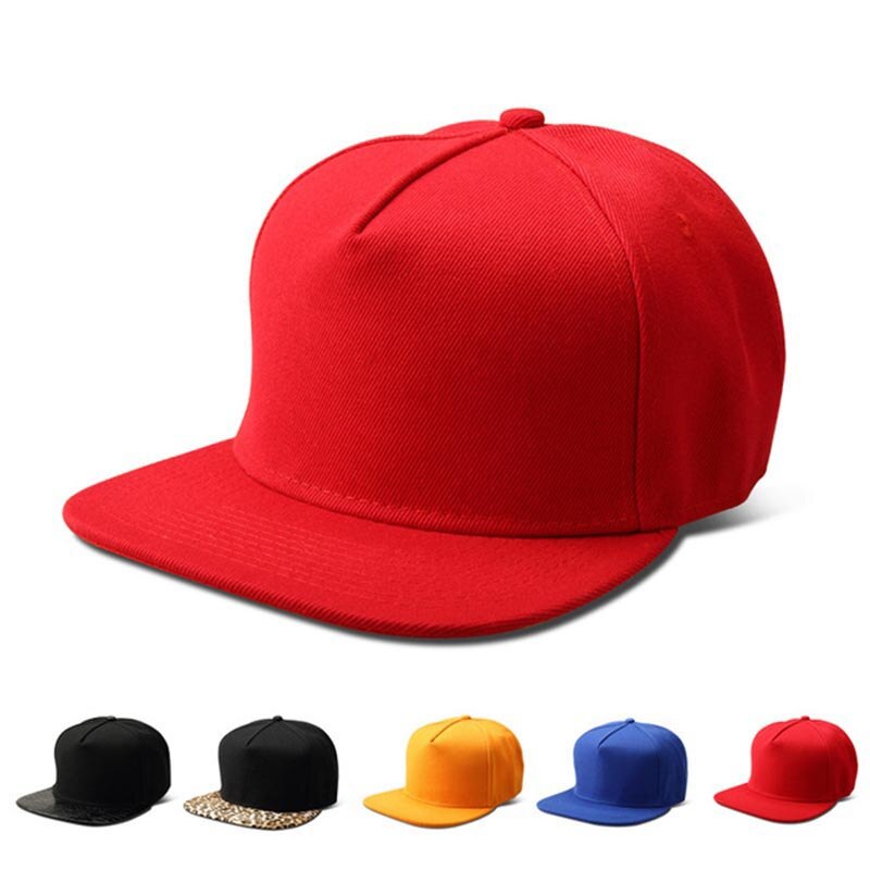 Missfox Hip Hop más barato algodón mujeres hombres sombreros y gorras al por mayor Flat Brim Hip Hop gorras: red