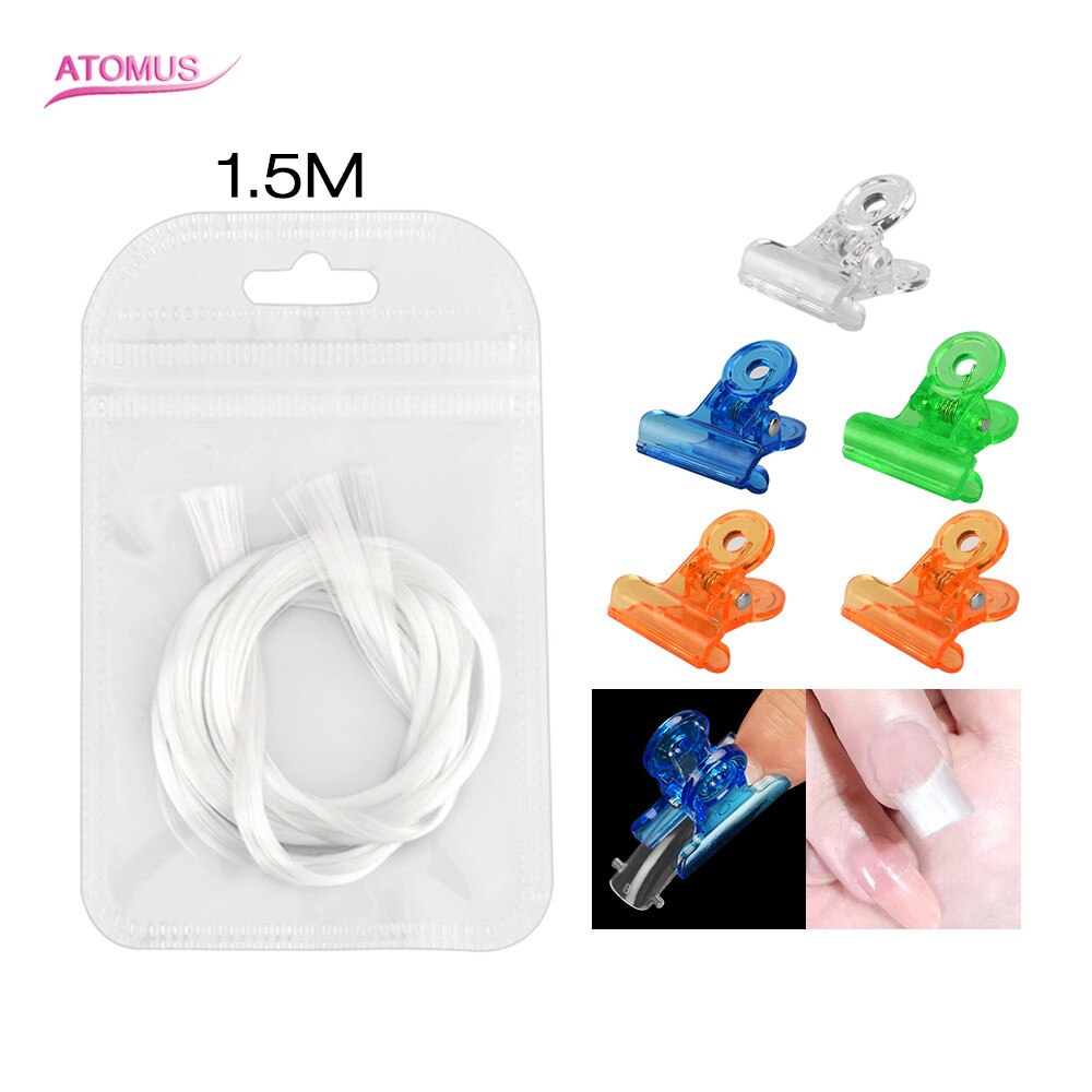 2 m/1.5 m/1 m fibre de verre Extension d'ongle en Fiber de verre bricolage ongles acrylique Extension d'ongle pointe forme Fiber bâtiment manucure Nail Art outil
