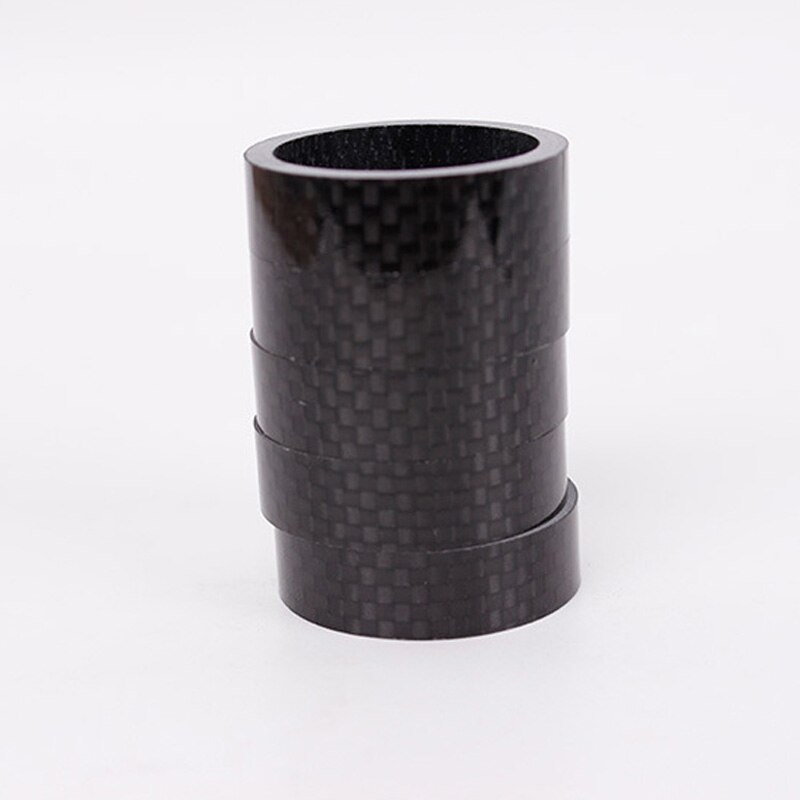 Full Carbon Fiber Road Bike Fork Headset Spacer mtb Bicycle Stem Washer Spacer 1 1/8" 10MM 3K matte Bicycle parts