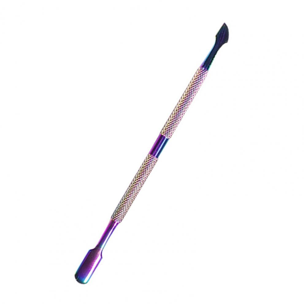 Cuticle Pusher Double Head Remove Dead Skin Nail Cuticle Remover Stainless Steel Nail Polish Remover Tool for Manicure