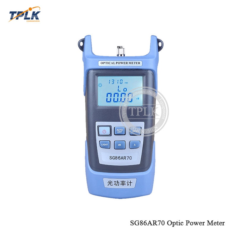 Handheld Fiber Optical Power Meter SG86AR70 -70 ~ +3 dBm FTTH Optical Cable Tester Fiber Optical Power Meter