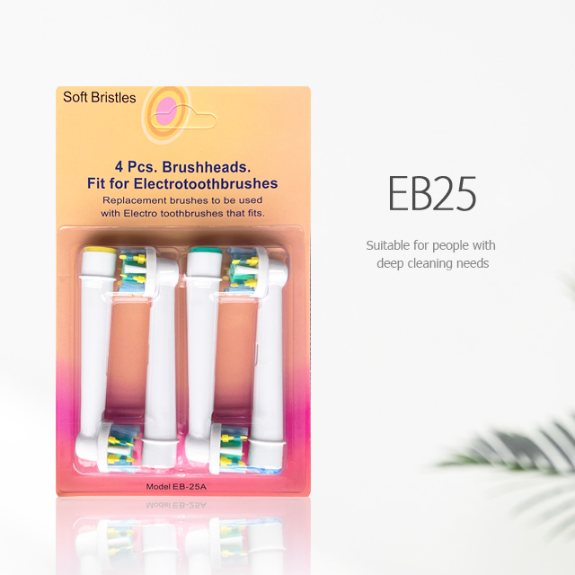 Têtes de brosse à dents électrique pour Oral B, tête de brosse de resubdivision pour la vitalité, buses Oral-B: Orange