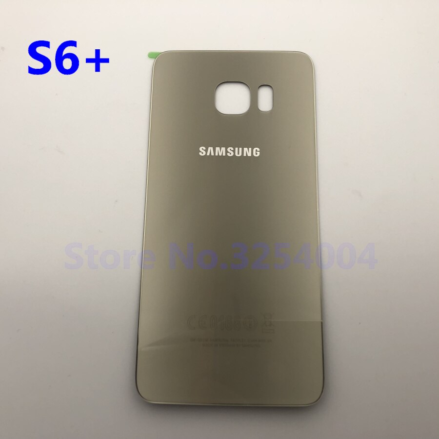 Nueva tapa trasera de la batería para Samsung S6 edge plus G920F G925F G928F carcasa trasera para batería: S6 Plus Golden