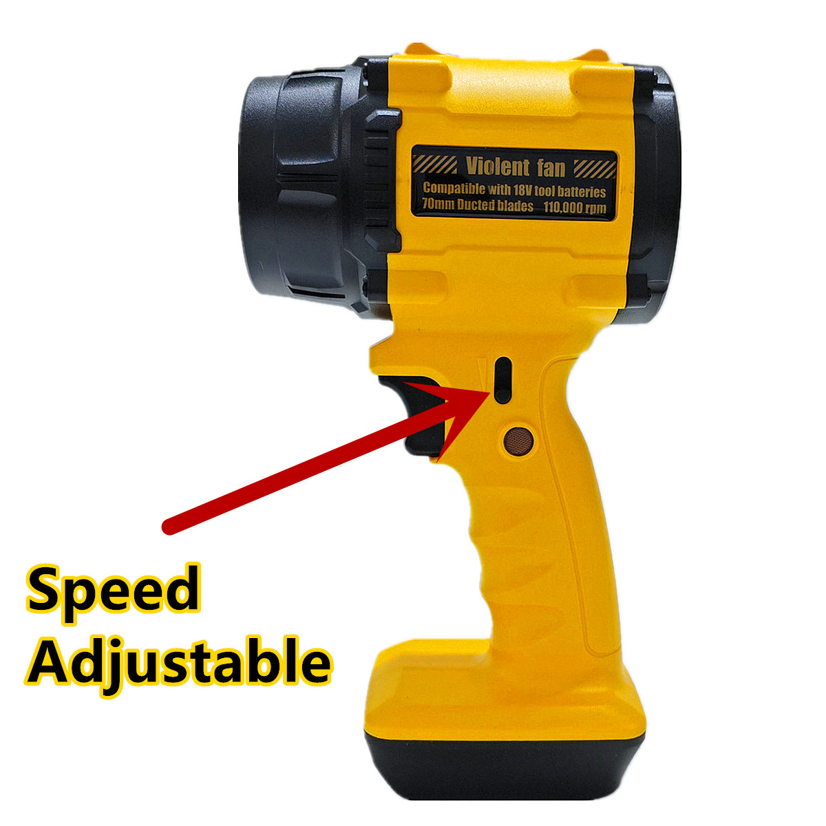 Til dewalt 20v 18v batteri voldsom blæser 110000 o/min luftblæser højtydende jet turbo blæser støvsuger løvblæser elværktøj