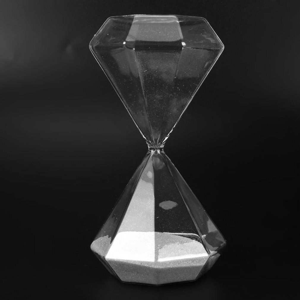 Reloj de arena grande de 30 minutos, cristal , decoración del hogar, de cumpleaños de temporada de Graduación
