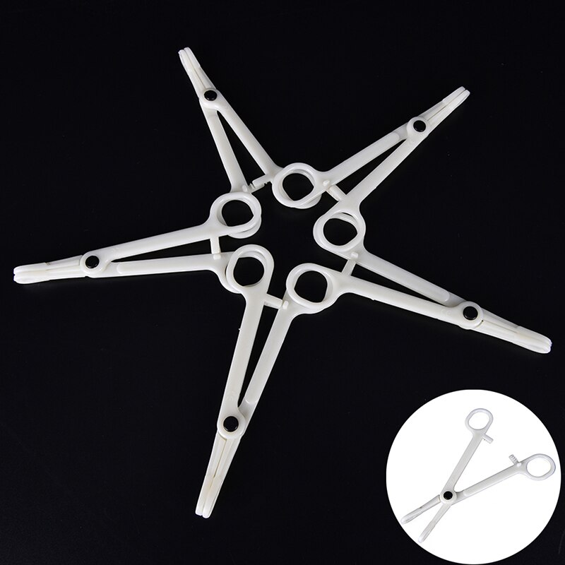 1 stuk piercing benodigdheden gereedschap klem wegwerp plastic gleuf ronde pincet jb