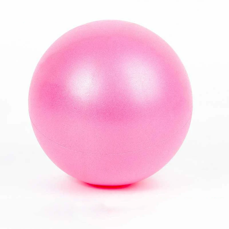 Ballon de Pilates, de 20 à 25cm, pour exercice, gymnastique, fitness, équilibre, yoga, entraînement en intérieur: Rose
