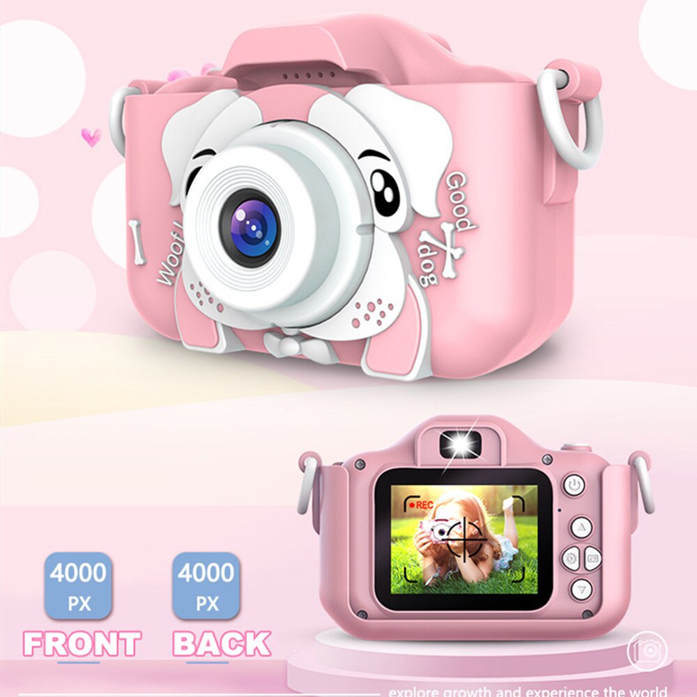 Kinder Mini Kamera Digital Foto 2,0 zoll Video Vorne Hinten Kamera Objektiv Pädagogisches Weihnachten Für Kinder Spielzeug Junge mädchen