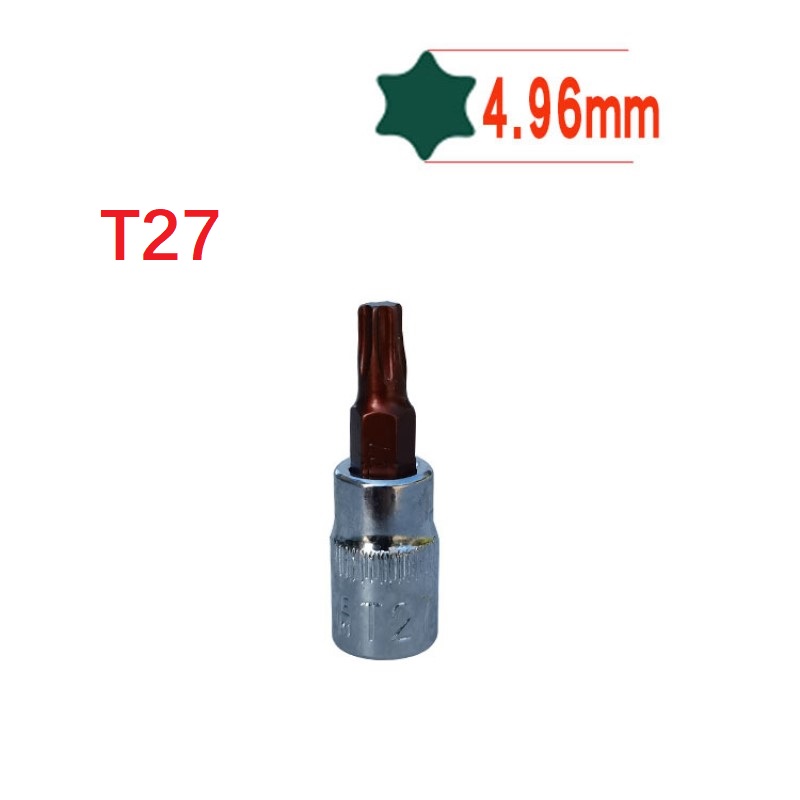 1pc Torx-schraubendreher bisschen 1/4 Zoll Stock Buchse Ratsche Steckschlüssel Adapter Hand Werkzeuge T8 T10 T15 T20 T25 T27 t30 T40
