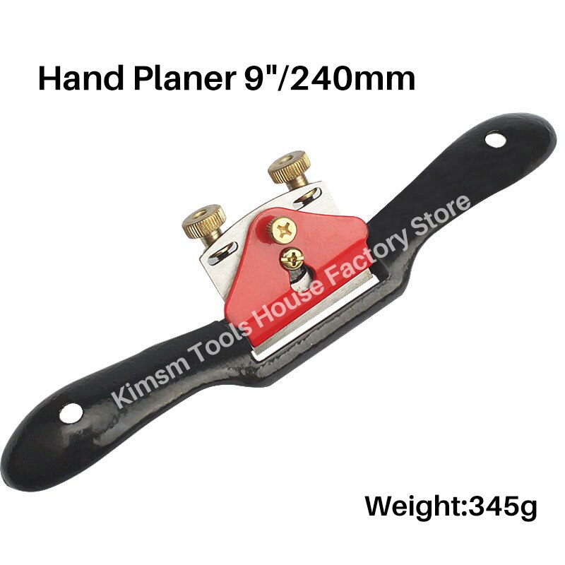 Adjustable 240mm Hand Planer For Woodworking 9 Inch Trimming Tools For Carpenter Wood Hand Cutting Edge Chisel Tool With Screw: Default Title