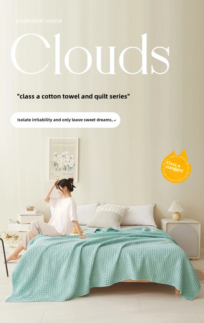 Xinjiang Katoen Vochtabsorberend En Ademend Klasse Een Katoenen Holle Gaas Zomer Quilt Handdoek Quilt Quilt