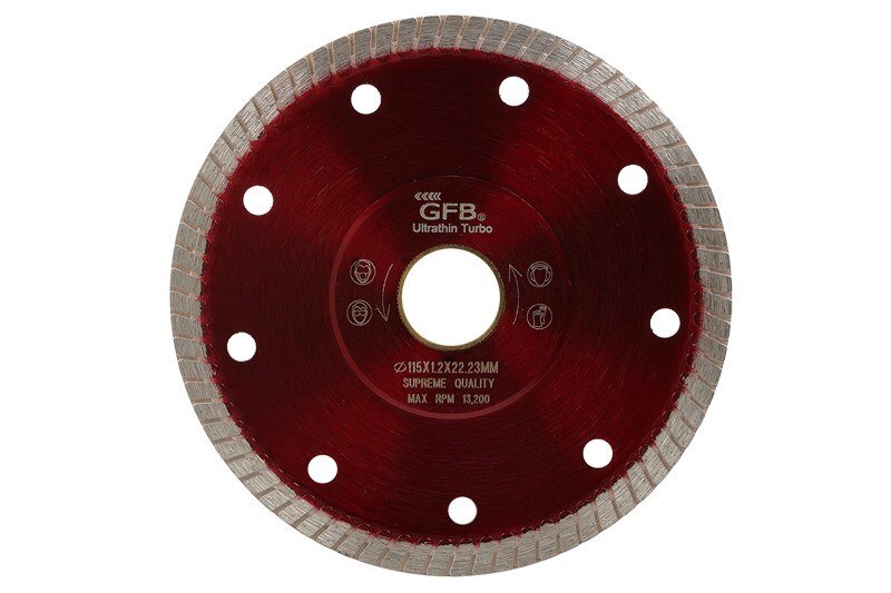 Gfb Precision Cut Thin Turbo Diamond Ceramic-Tile Cutter 115 Mm
