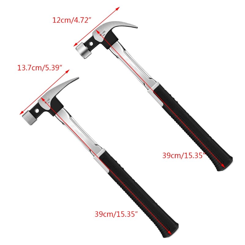 425C Claw Hammer with High Carbon Steel Head 13Oz Automatic Nail Suction Hammer Tool High Toughness Woodworking Tool