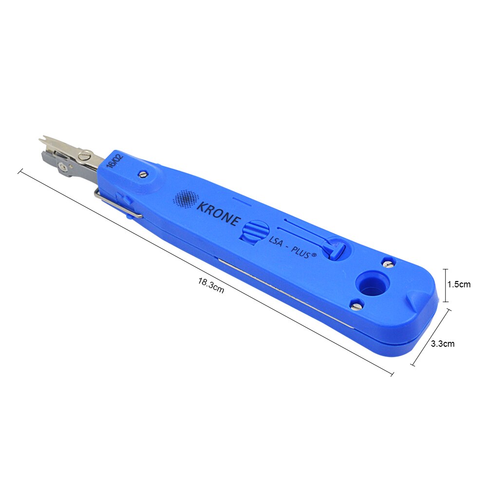 CHIPAL KRONE lsa-plus outil de poinçonnage avec capteur pour téléphone télécom RJ11 Ethernet LAN réseau Cat5 RJ45 tableau de connexions testeur de câble