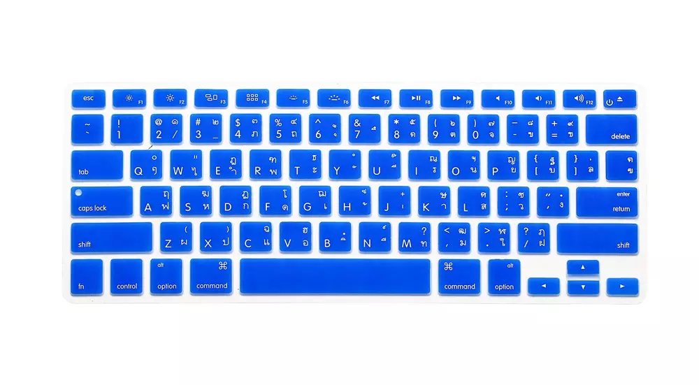 Thai us keyboard cover skin til macbook air 13 15 pro retina 13.3 15.4 thailand keyboard protector til apple mac book keyboard