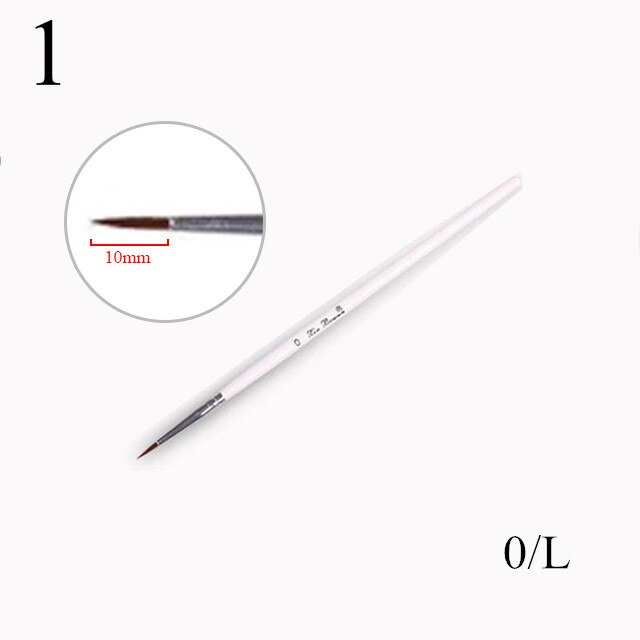 Artiste papeterie Fine peint à la main crochet ligne stylo pointe ronde aquarelle dessin peinture pinceau stylo Art fournitures: L
