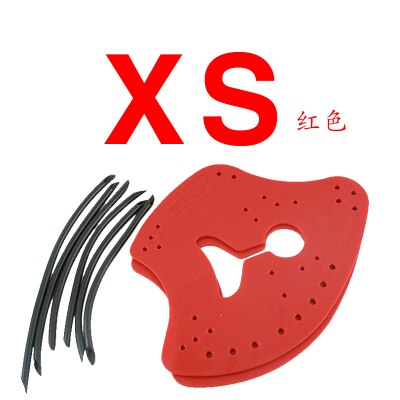 H798 darmowa wysyłka gorąca sprzedaży nowe łopatki typu axe podnieść ręcznie webbed pływanie technologia szkolenie zawodowe pływać dostaw: red XS