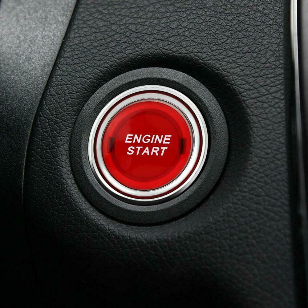 Pure Copper 12V Car Illuminated Engine Start Switch Push Button Momentary Race Starter Accessories switch CSV