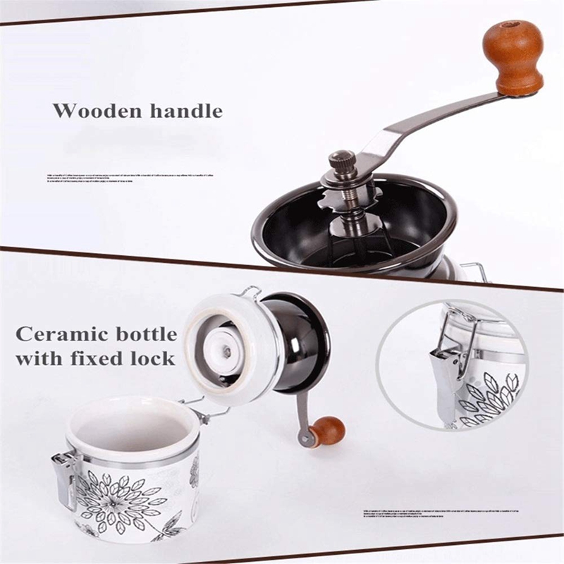 Manuelle Kaffeemühle Keramik Kern Kaffee Hand Mühle Coffeeware Kaffee Bohnen Pfeffer würzen Schleifer Keramik Schleifer Maschine