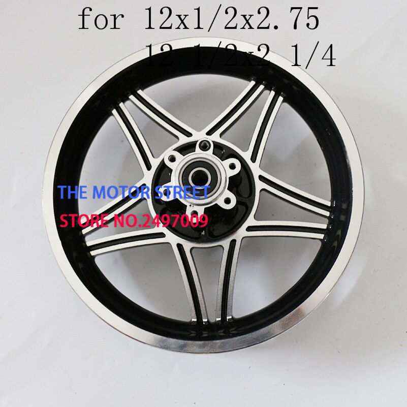 12 1/2x2.75 Aluminum Rim Wheel Hub MX350 MX400 Dirt Bike Scooter cubo de la rueda para patinete recambio Scooter aluminum