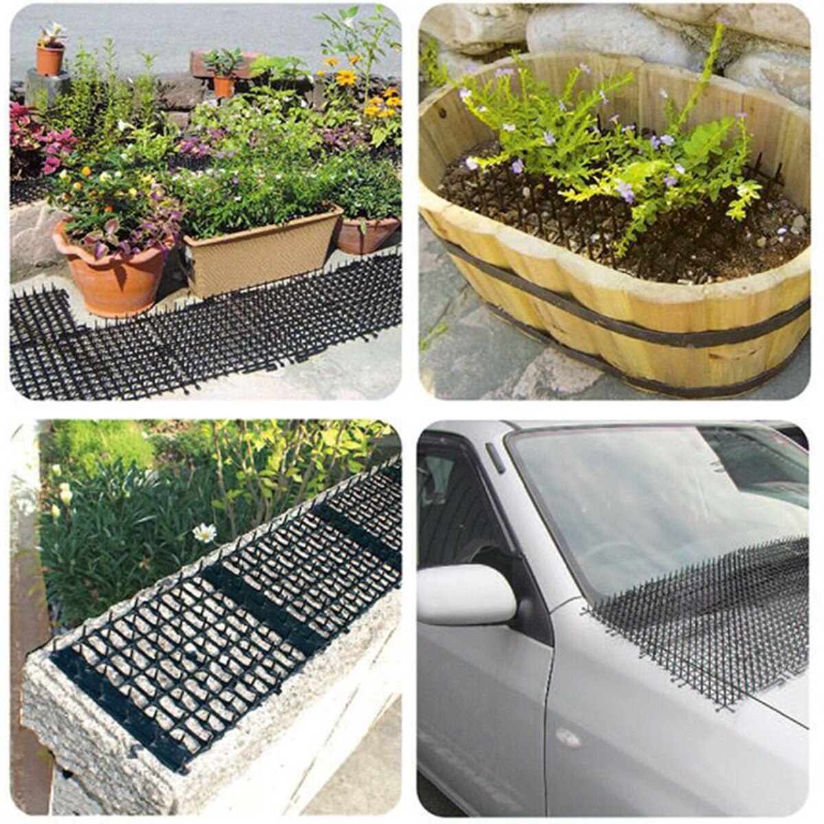 Kot zwiać mata ogród balkon anty-Kot kolczaste paski koty psy kopanie korek na ogród kwiaty samochód licznik topy sofa