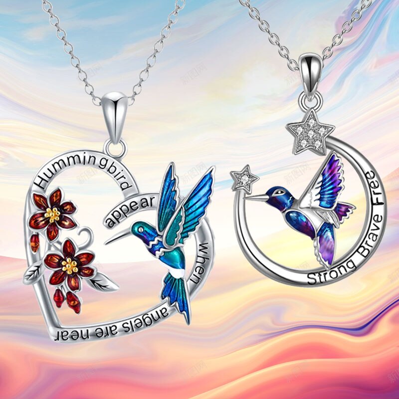 Collar de corazón para mujer, colgante de alas de Ángel, joyería exquisita, de personalidad, un solo producto, de vacaciones para el día conmemorativo