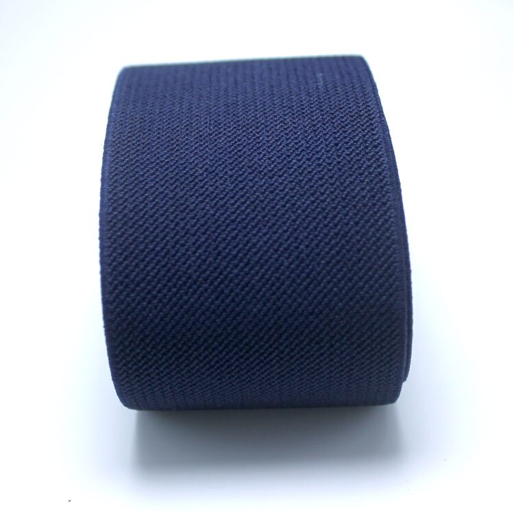 5cm bredbåndsbukser nederdel bælte farve elastikbånd / twill elastisk tapelatex elastisk tape elastik: Marine blå