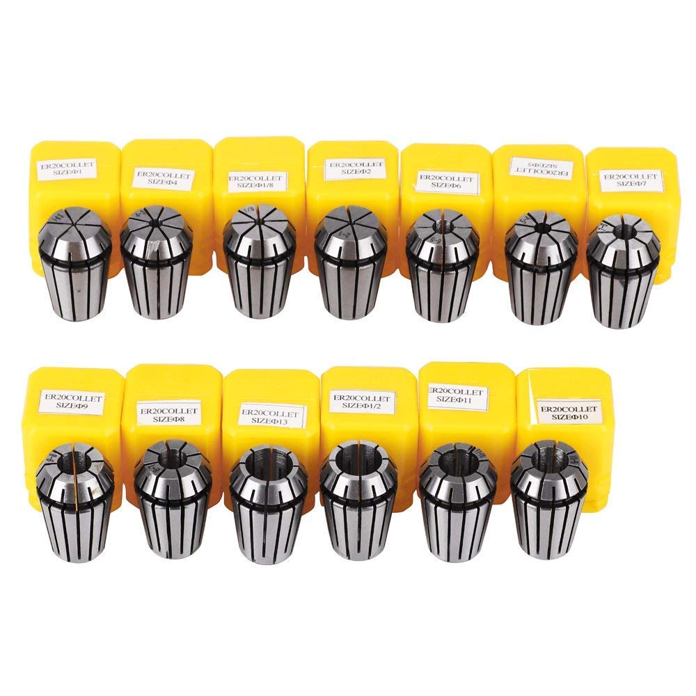 ER20 Accuracy Spring Collet Chuck 1mm-13mm Collet Chuck For CNC Milling Cutter Lathe Tool Spindle Motor Machine