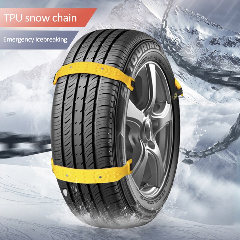 8 teile/satz 4 teile/satz Auto Reifen Schnee Kette Winter Fahrbahn Sicherheit Reifen Schnee Einstellbar Anti-skid Sicherheit Rad TPU ketten