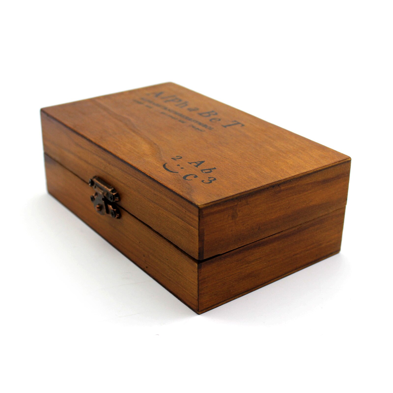 Regular Script 70Pcs Vintage Alphabet Number Symbol DIY Wooden 70pcs Develop intelligence