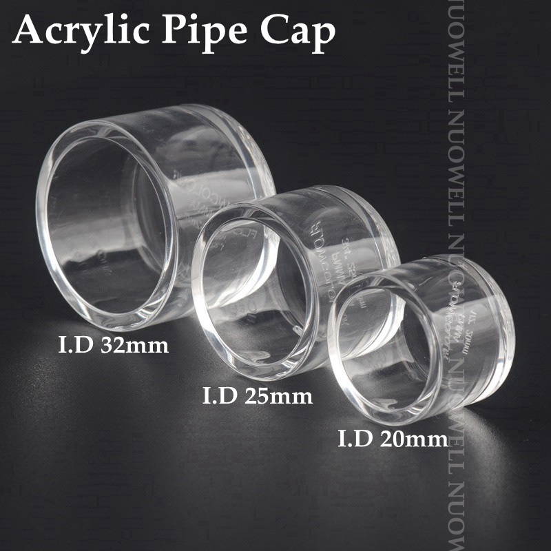5Pcs Acrylic Pipe Connector I.D 16/20/25/32mm PVC Transparent Connectors Aquarium Fish Tank Joints Garden watering Tube Parts