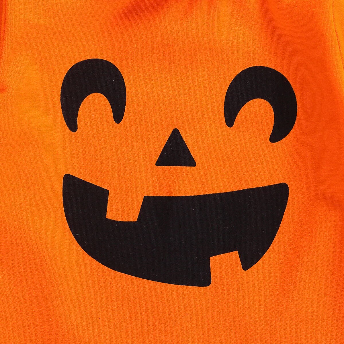 3 Stuks Peuter Halloween Pak Oranje O-hals Lange Mouwen Bodysuits + Pompoen Ghost Slip-On Schoenen + Hoed voor Baby Jongen Meisje 0-18 M