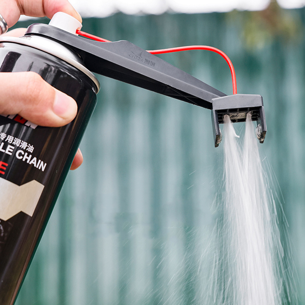 10-1set Motorcycle Chain Oiler Spray Gear Mess-Free Motorcycle Chain Lube Applicator Moto Wax Chain Cleaner Maintenance Tools