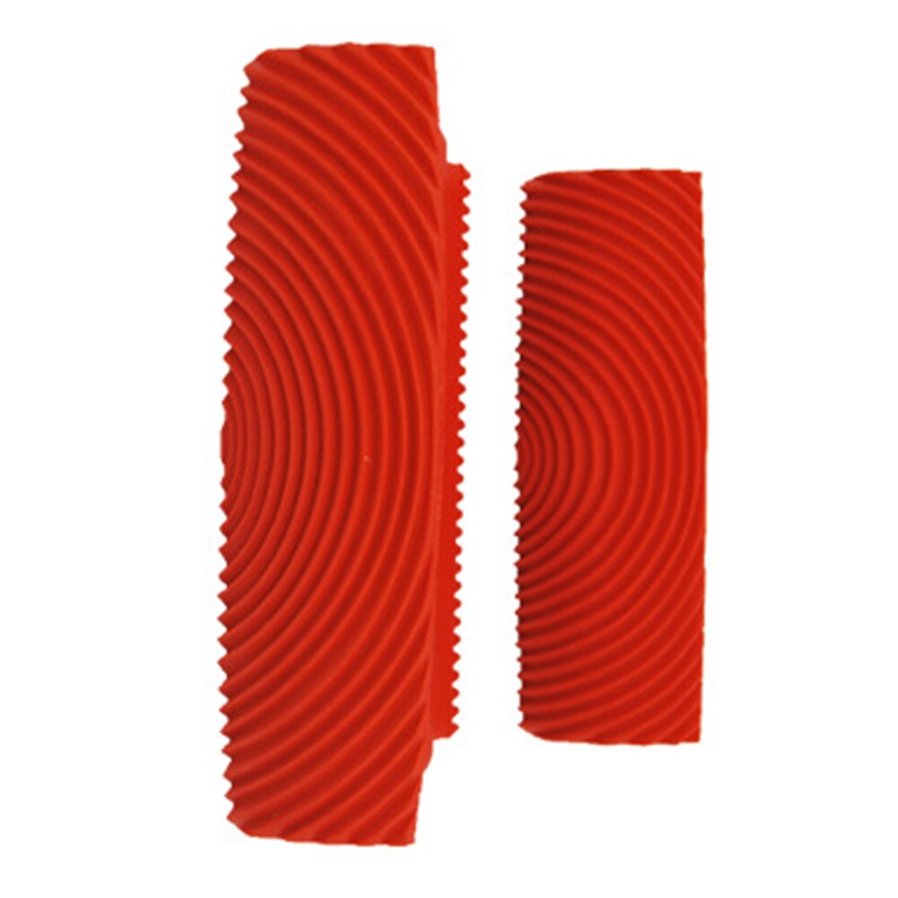 2 Pcs Wall Paint Runner Roller Brushes Wall Texture Art Painting Embossing Tool Classic Household Wall Decorative DIY Tools Set