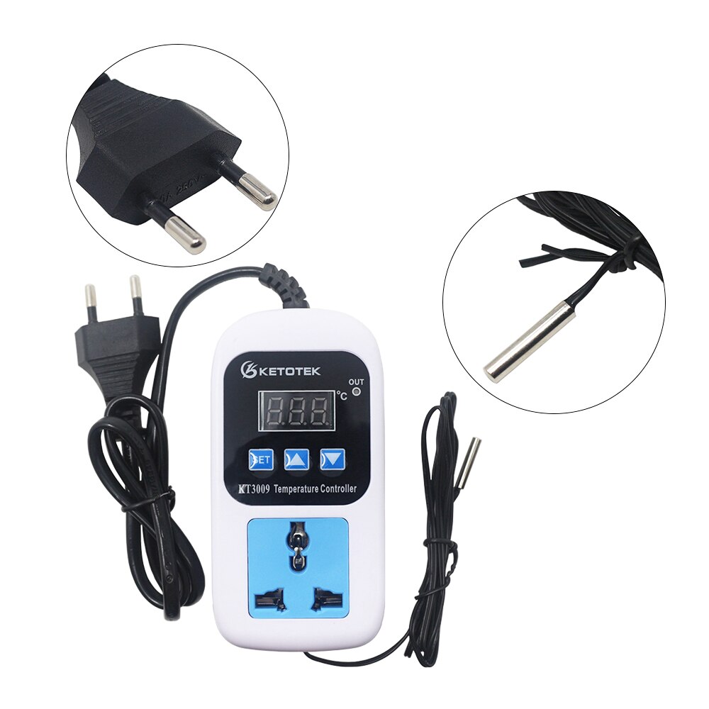 Termostato Caldaia Presa Per Regolatore Di Temperatura Digitale - Foto 6