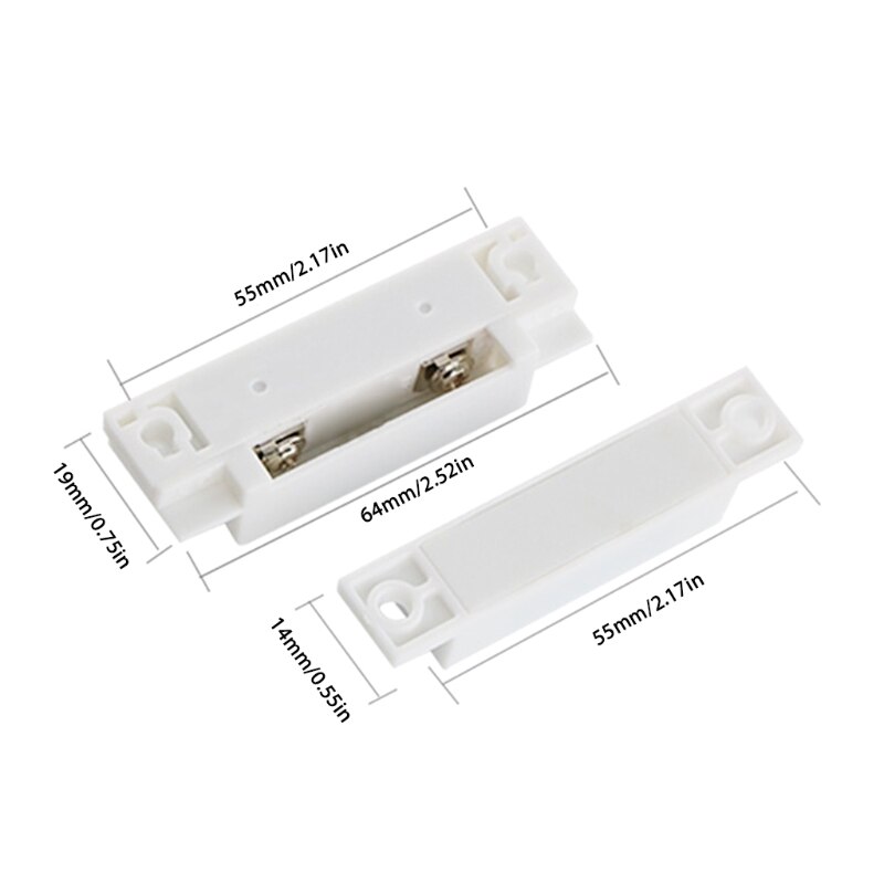 5PCS Wired Door Window Open Detector Door Sensor For Home Burglar For GSM Alarm D08A