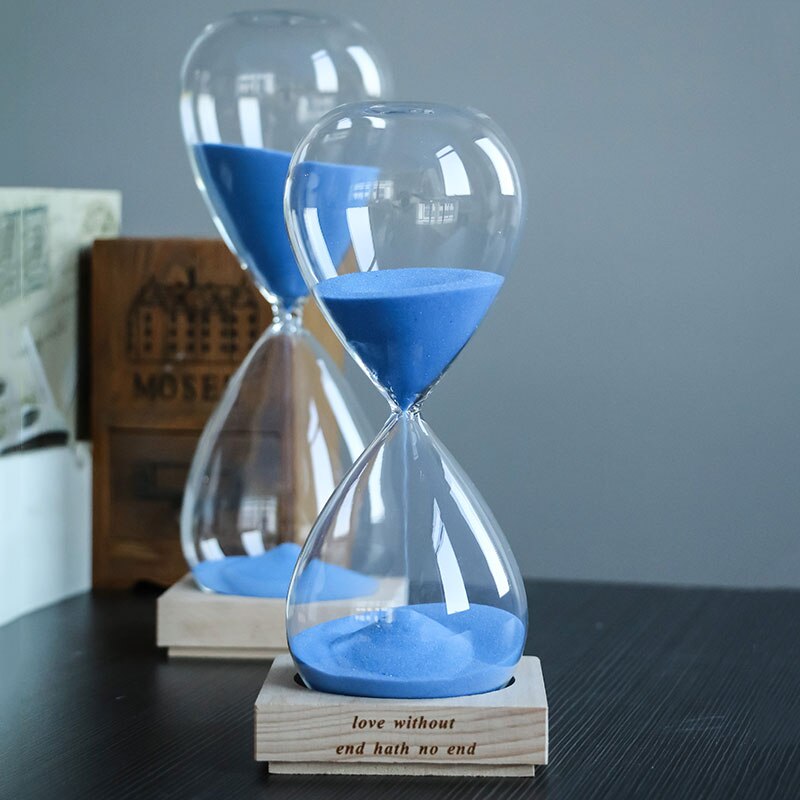 Montre sablier synchronisation de sable 1 heure | Sablier, couleur bois, artisanat de sable, Souvenirs créatifs, accessoires de décoration pour la maison, 60 Minutes