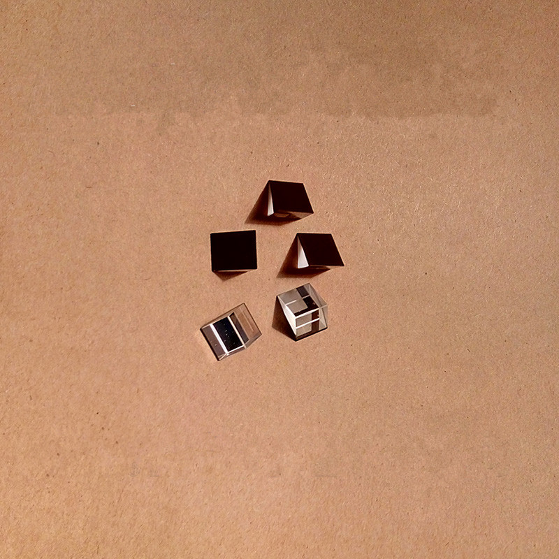 2pcs 10x10x10mm 10*10*10mm Right Angle K9 Triangular Internal Reflecting Prism Lens