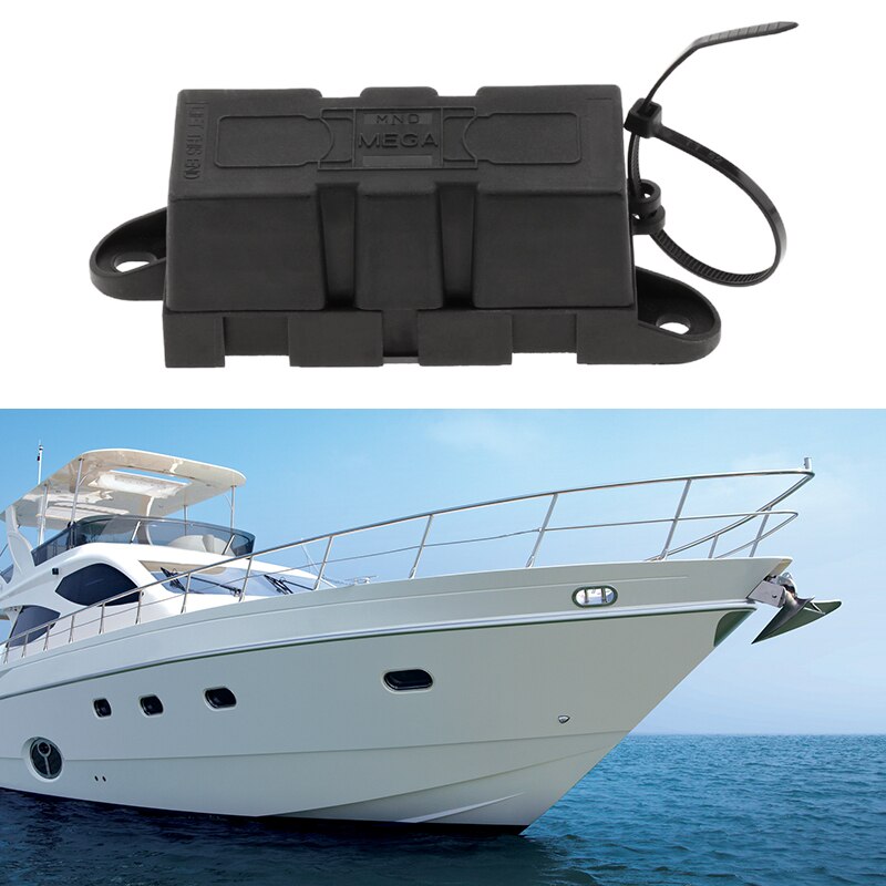MEGA Fuse Holder DC 125V 300A For Battery &amp; Alternator Connection Fit Truck Boat RV Motorhome Yacht Car Golf Etc 68.6mm