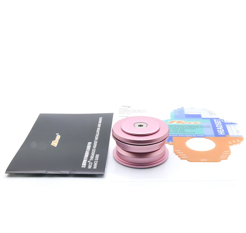 Neco lagerhodesett 41 mm 41.8mm 44 46.8 46.9 51.8 55 56mm til landeveissykkel headset kopp mtb sykkel sykkelgaffel rett konisk