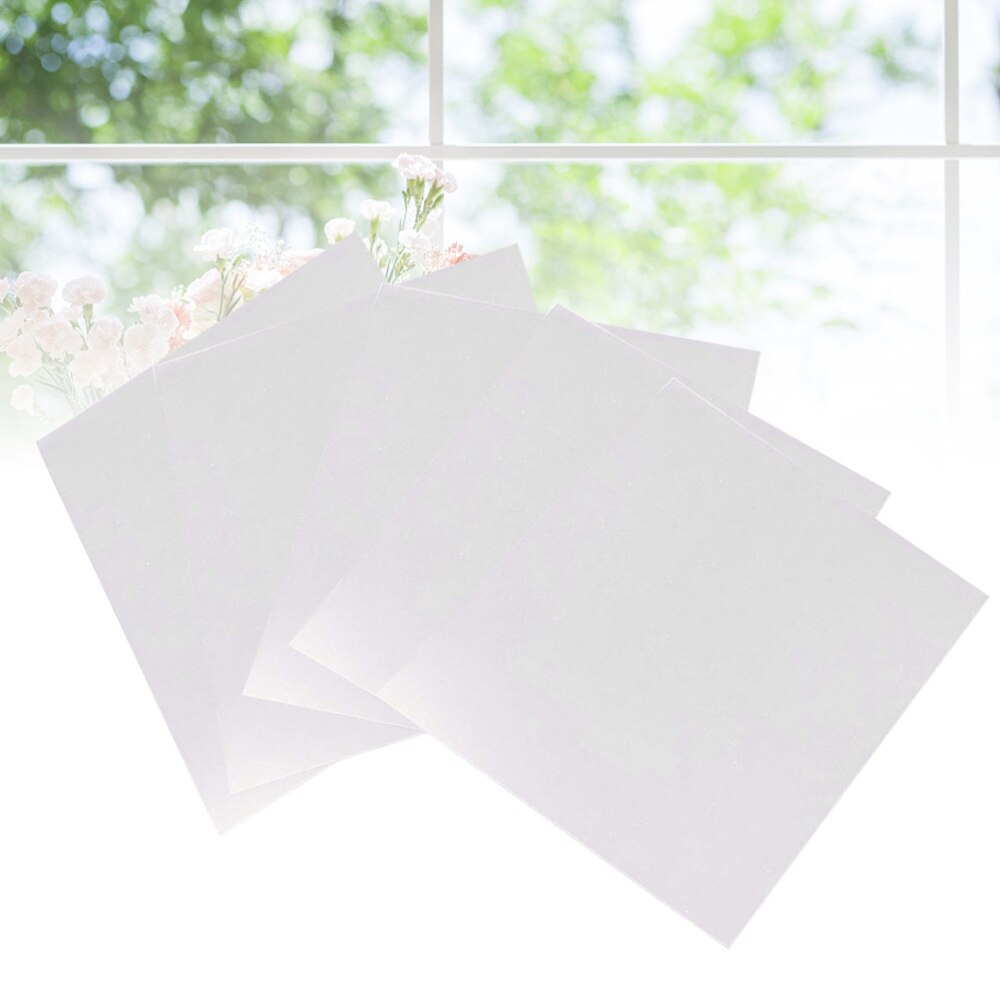 12pcs 3D Blank Stencil Template Stencil Sheets PVC Material Transparent Stencils for Silhouette Machines