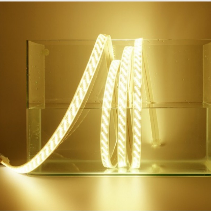 Super Bright LED Strip Lights AC 220V SMD 2835 5 Rows 320Leds/m with EU Plug Waterproof Flexibon Ribbon Tape Rope Home Garden