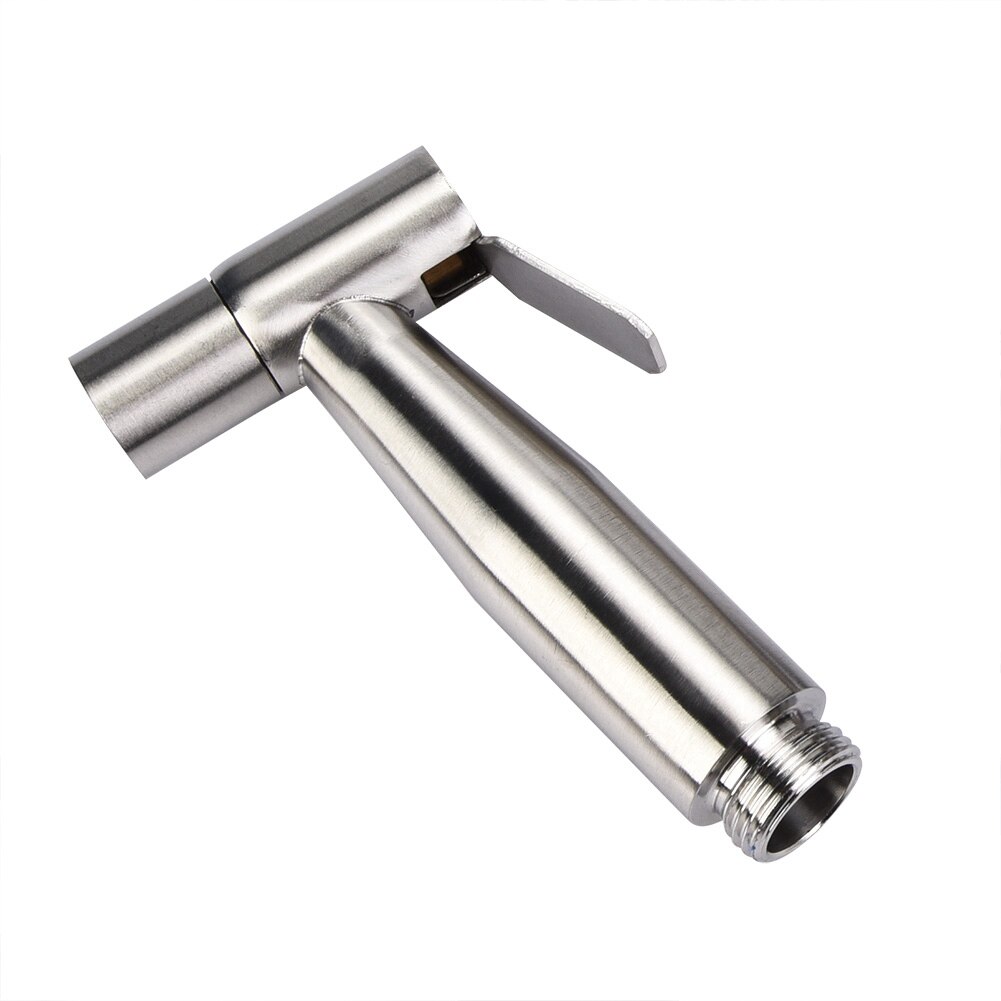 304 Rvs Handheld Bidet Spray Douchekop Badkamer Wc Adapter Slang Kit Zes Grote Functies Dames Wassen Functie